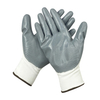 Hot Selling Safety Working Gloves Industrial Grey Nylon Nitrile Coated Gloves