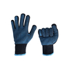 Customized Supplier Anti Slip Double Sides PVC Dotted Gloves Navy Blue Dots Cotton Gloves Bulk Construction