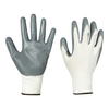 Hot Selling Safety Working Gloves Industrial Grey Nylon Nitrile Coated Gloves