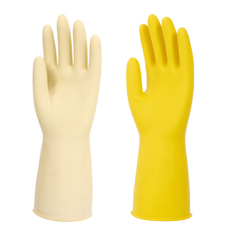 Yellow Rubeer Gloves