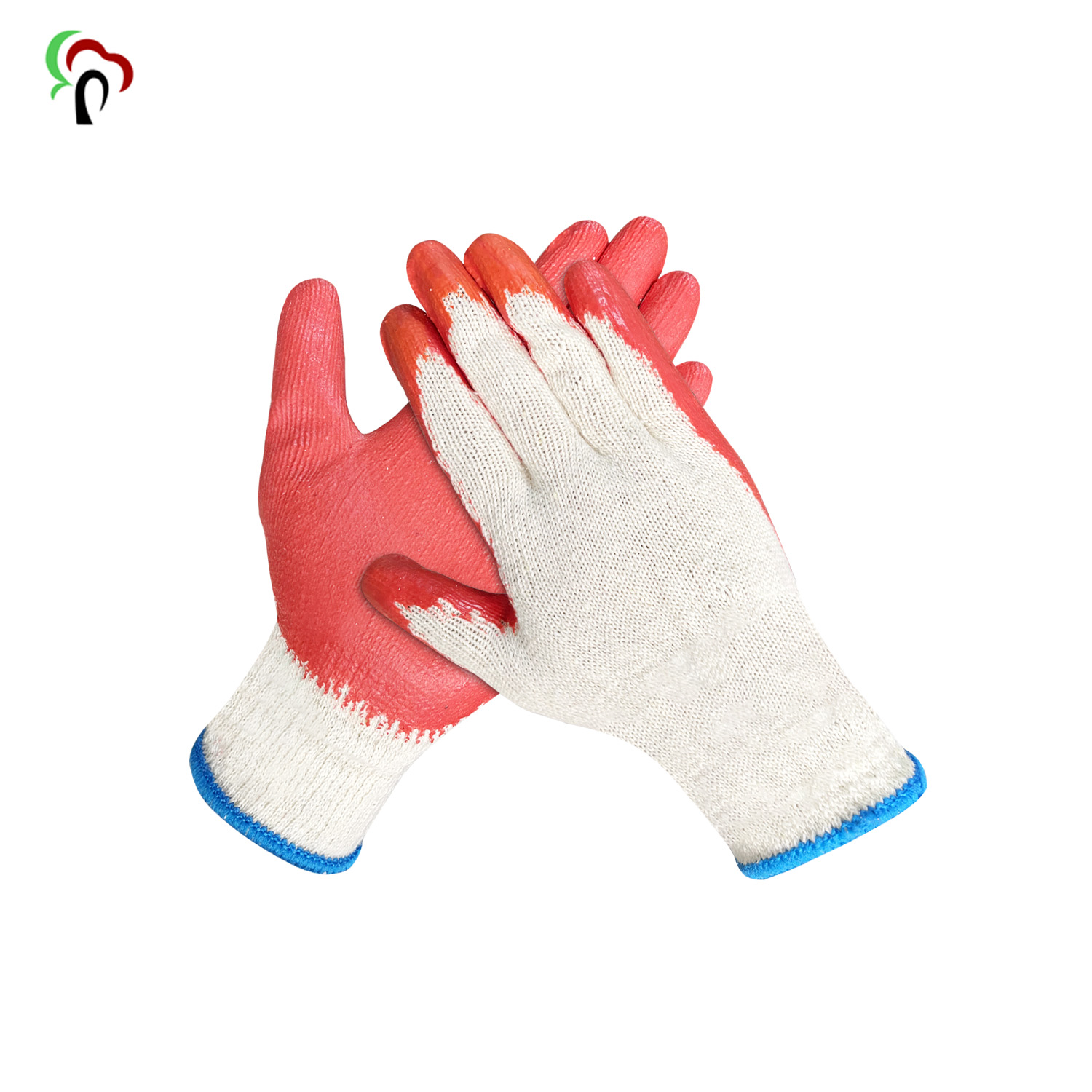 Rubber Latex Coated Safety Work Men Women Mechanic Gloves for Construction