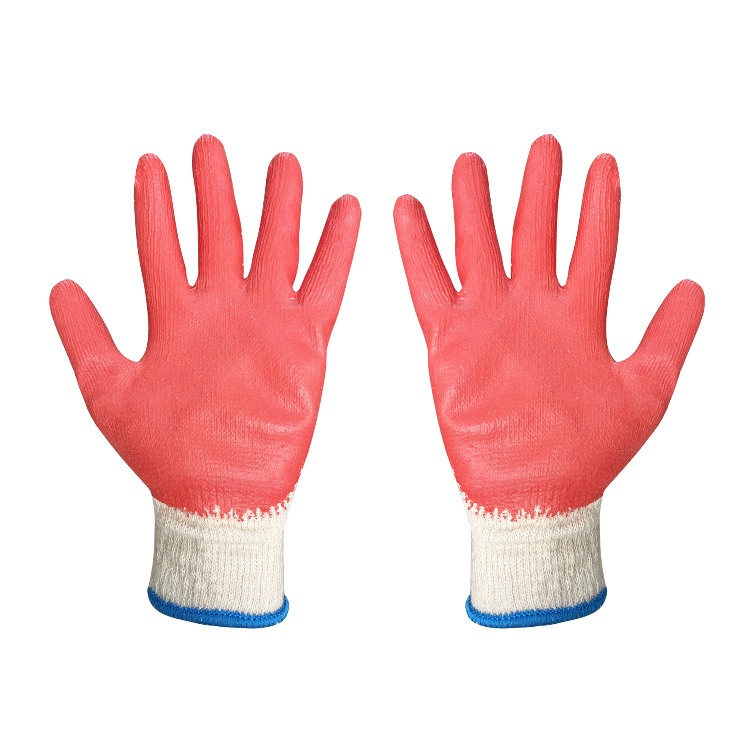 Rubber Latex Coated Safety Work Men Women Mechanic Gloves for Construction