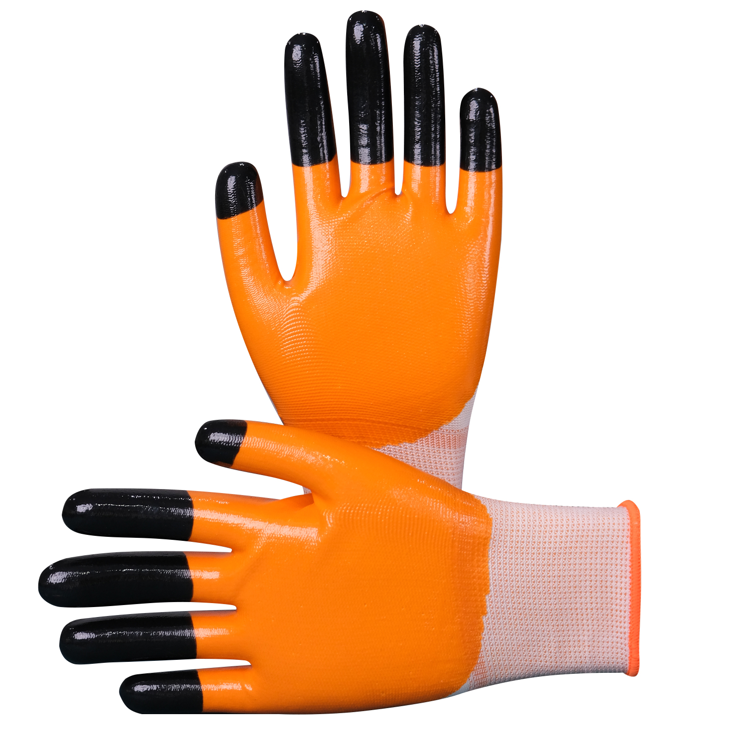 Latex Rubber Hand Coated Safety Work Unisex Multipurpose Gloves for Construction Warehouse Gardening