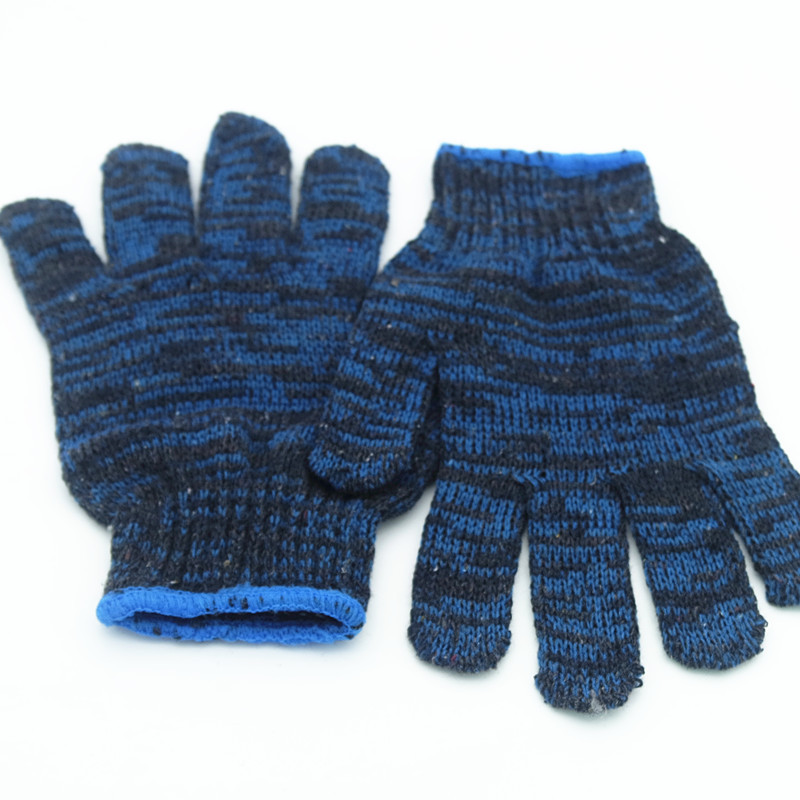 Cotton Labor Blue Gloves