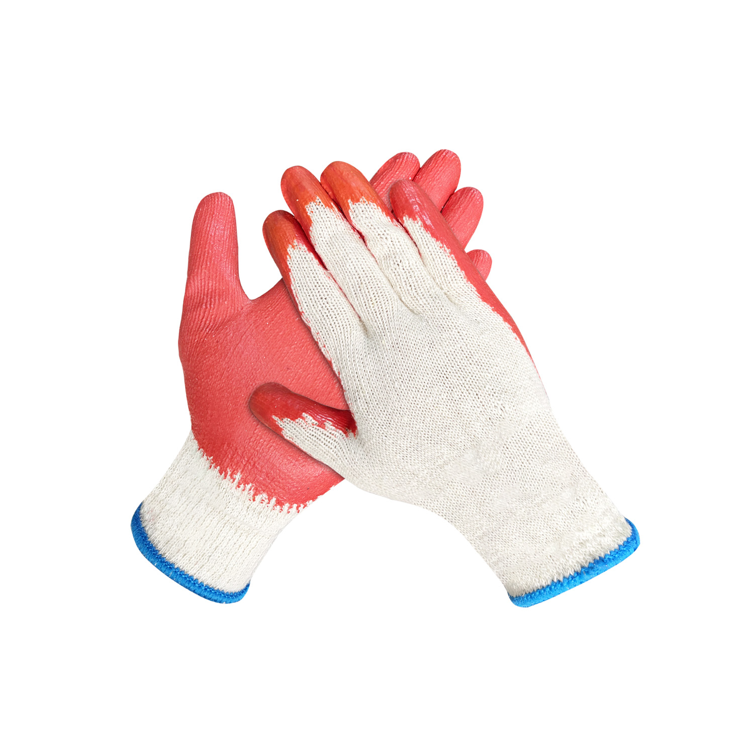 Rubber Latex Coated Safety Work Men Women Mechanic Gloves for Construction