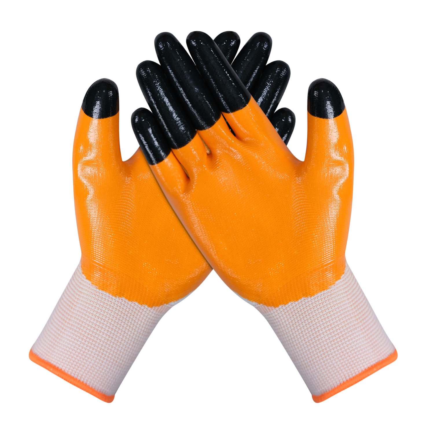 Latex Rubber Hand Coated Safety Work Unisex Multipurpose Gloves for Construction Warehouse Gardening