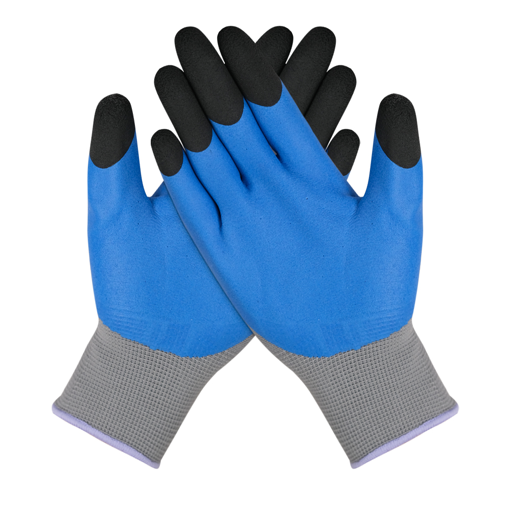 China Wholesale Latex /PVC Coated Nylon Glove Construction Industrial Safety Work Labor Gloves for Working