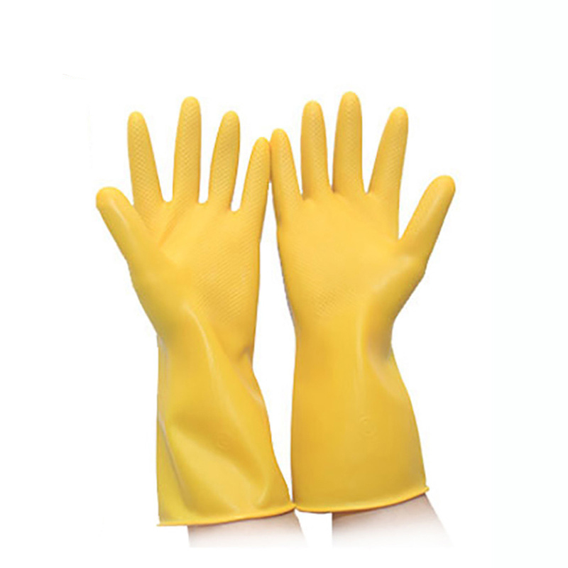 Yellow Latex Gloves