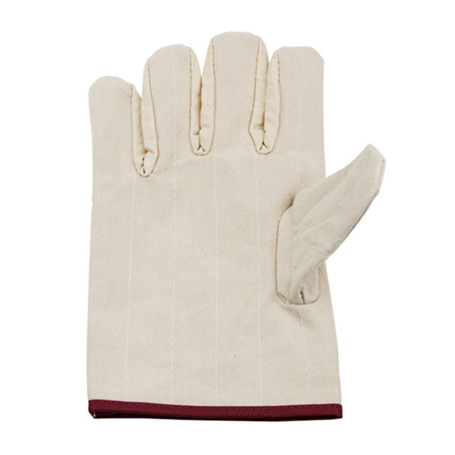 White Canvas Gloves 