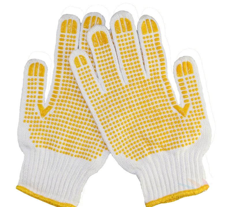 Cotton Dotted Protective Gloves